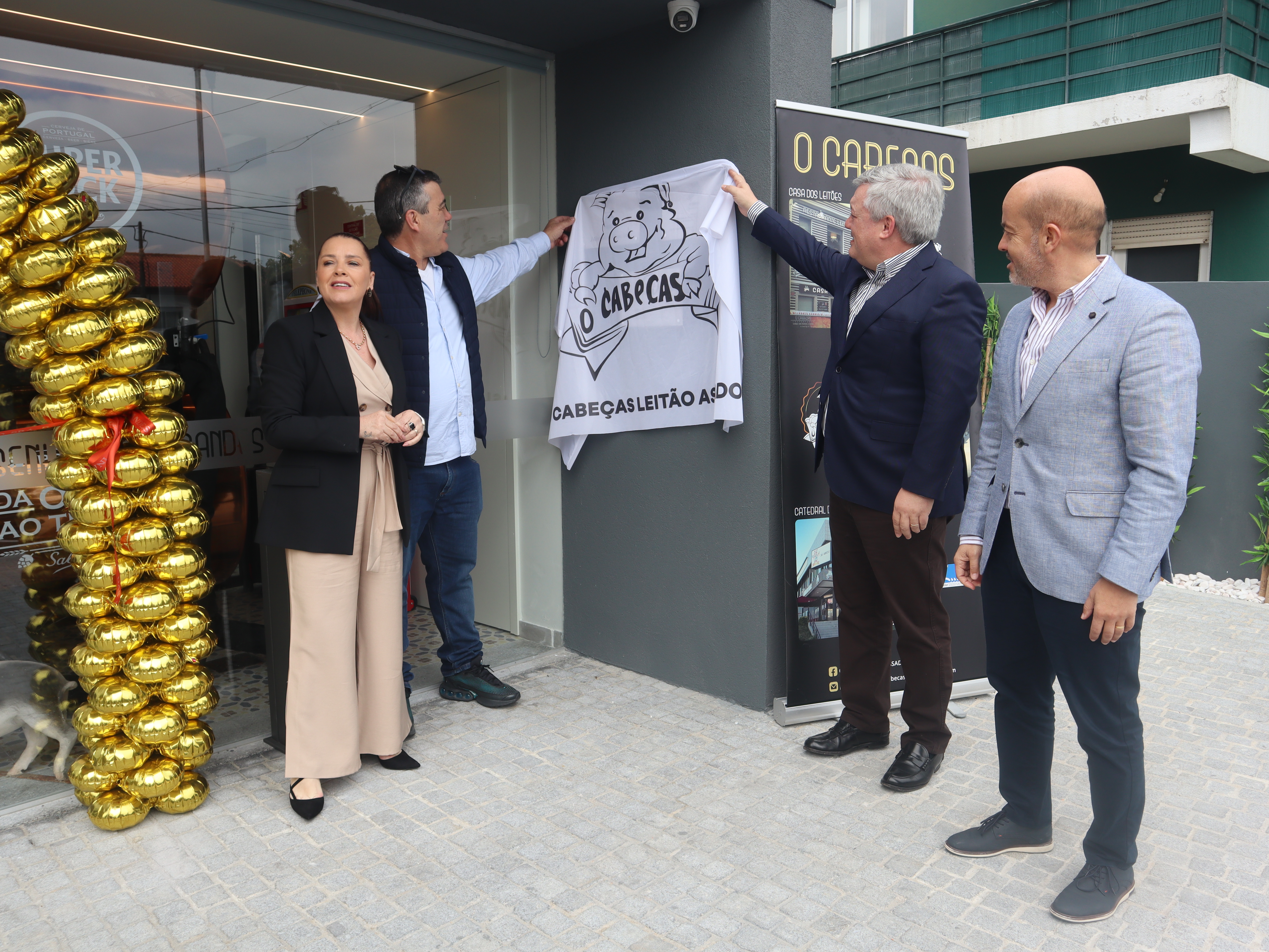 Eduardo Vítor, presidente da Câmara, marcou presença na inauguração