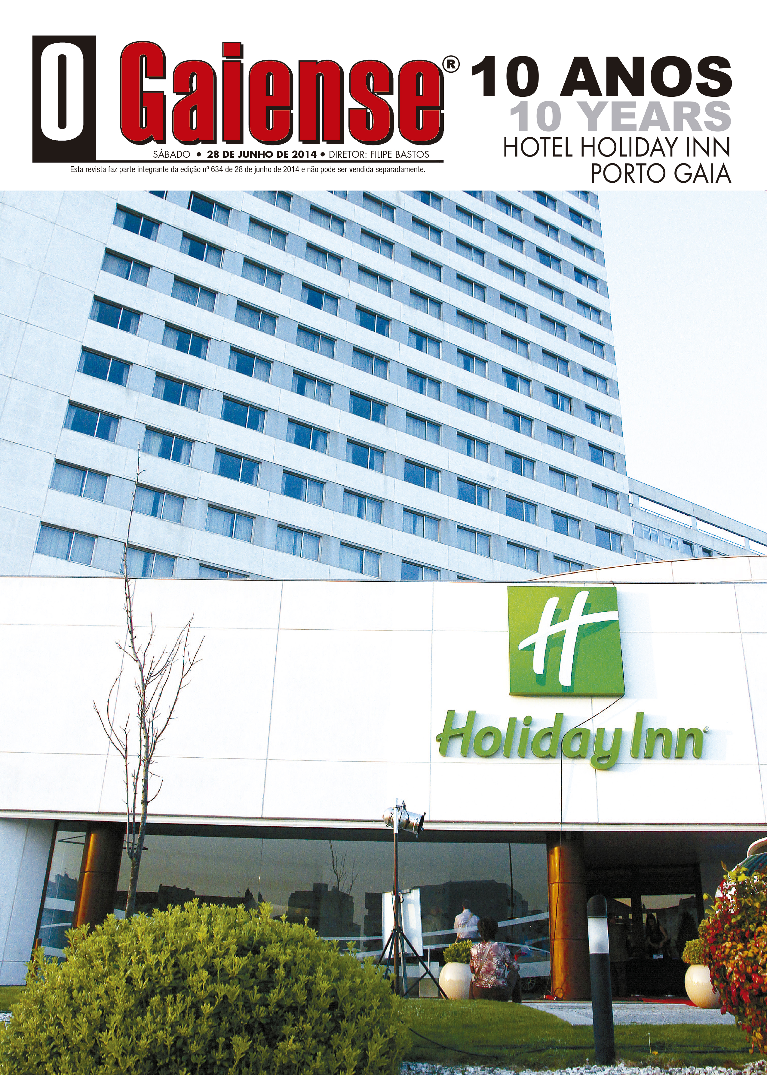 Capa da revista 10 anos Holiday Inn