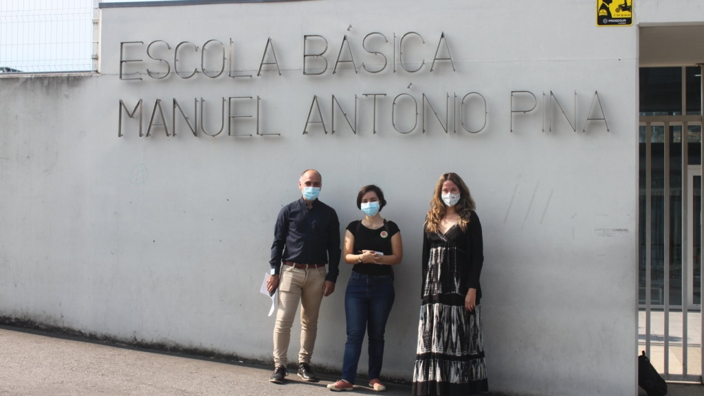 Ana Poças com a Associação de Pais