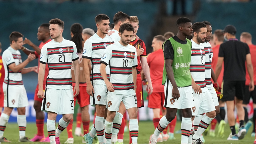 Portugal perdeu com a Bélgica