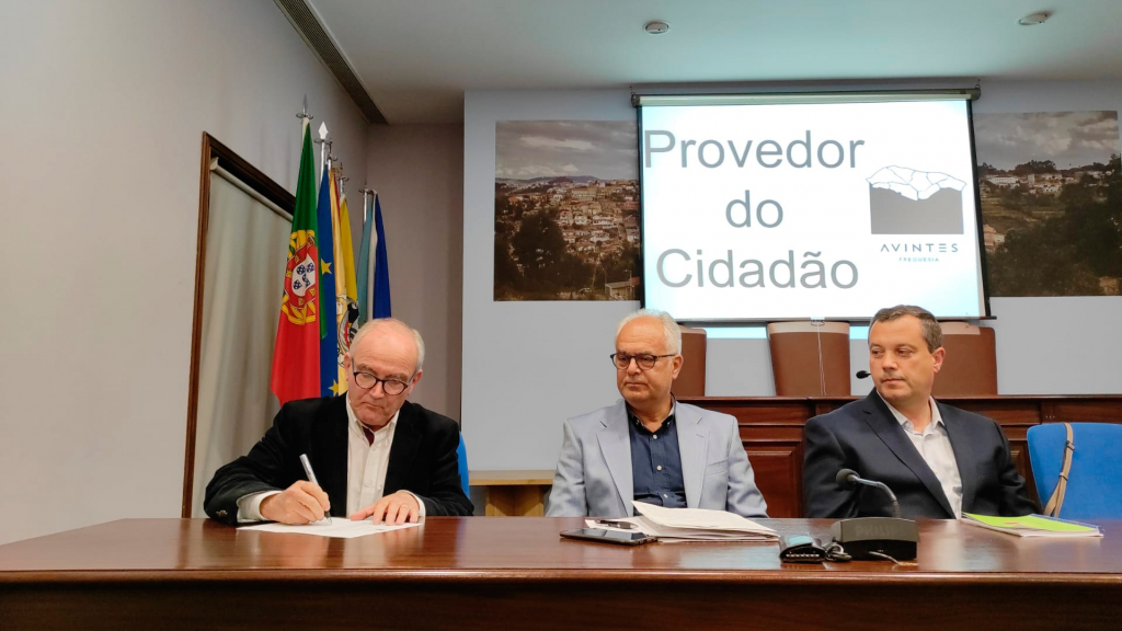 Franclim Cardoso na tomada de posse como Provedor do Cidadão