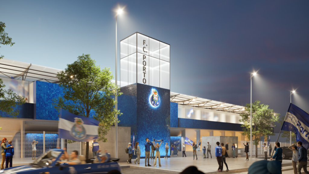Foto do projeto do Novo Centro de Treinos do FC Porto