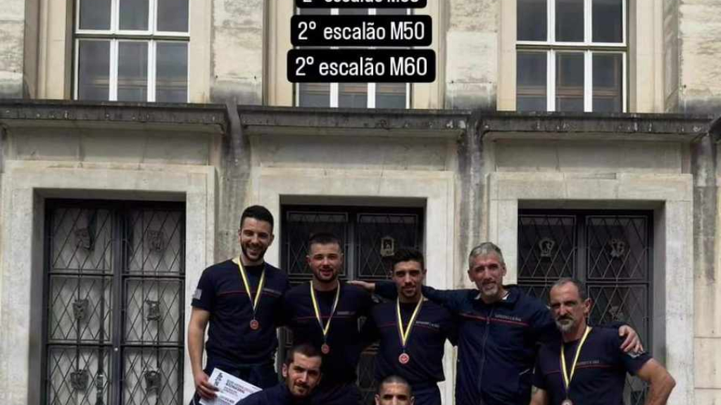 Batalhão de Sapadores de Gaia vice-campeões em Coimbra.