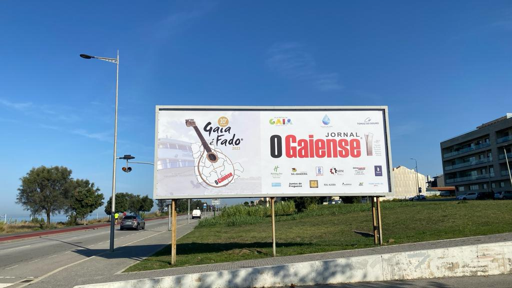  Os outdoors, muppis e masters já são visíveis nas ruas de Gaia  