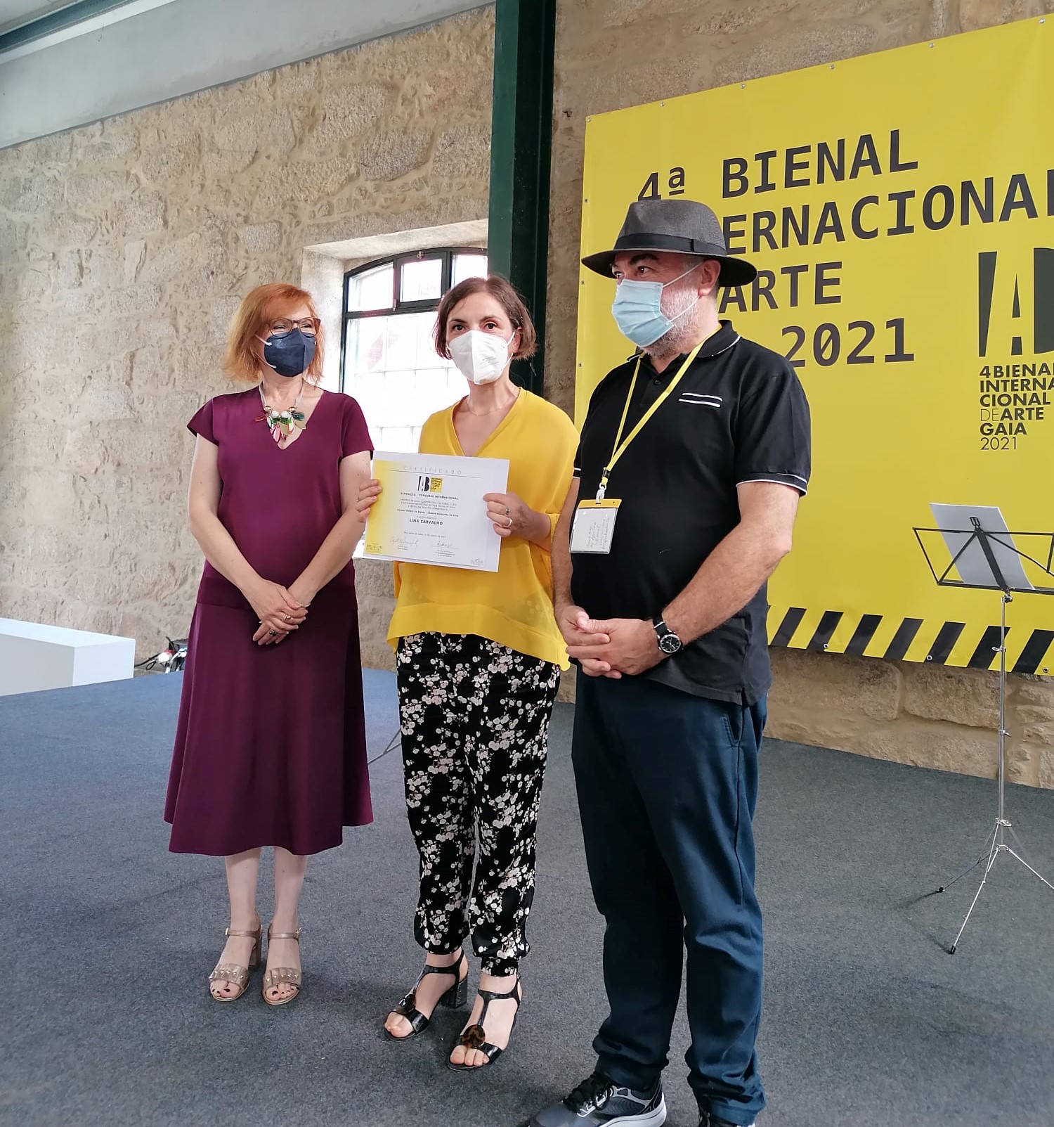 Lina Carvalho recebeu o Grande Prémio da IV Bienal