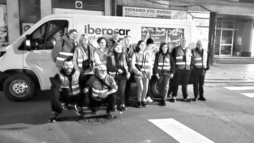 Grupo de gaienses partiu de Santo Ovídio e chega hoje a Fátima