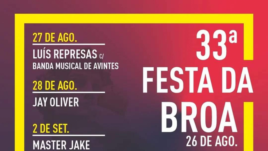 Cartaz da Festa da Broa 