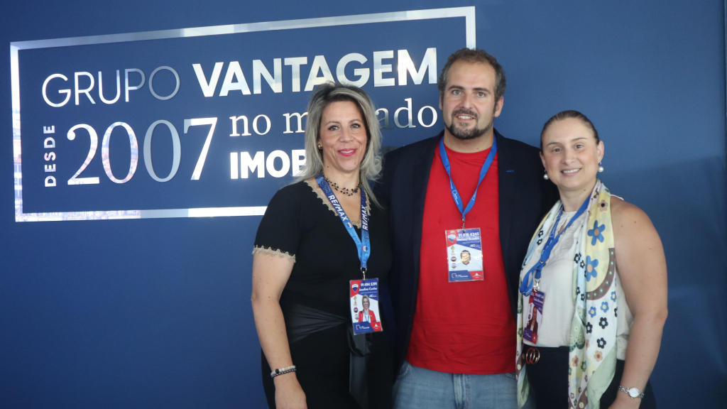 Josefina Cunha, Manuel Guedes e Cátia Branco, consultores Remax Vantagem