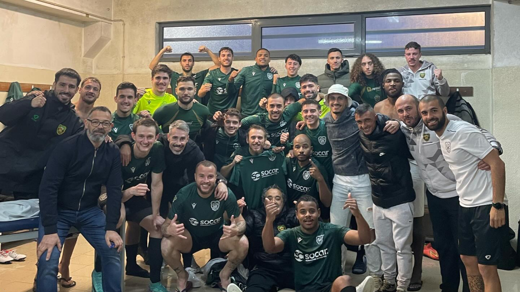 Coimbrões, no segundo lugar, festejou antes de receber Canidelo.